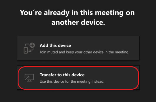 Bei Microsoft Teams kann man nun innerhalb einer Videokonferenz von PC auf das Smartphone switchen.